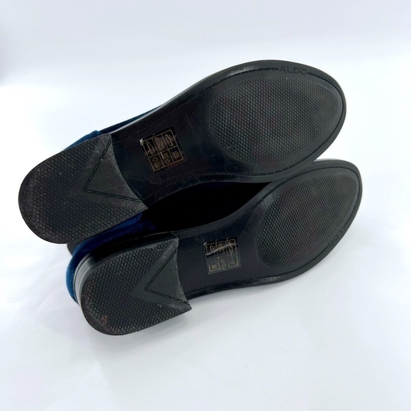 ALDO “Nydia” Velvet Chelsea boots size 6 - Picture 6 of 12